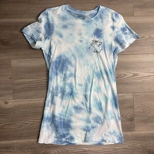 coco + pine Blue Tie‎ Dye Gypsy Soul Fitted Shirt - SIZE M